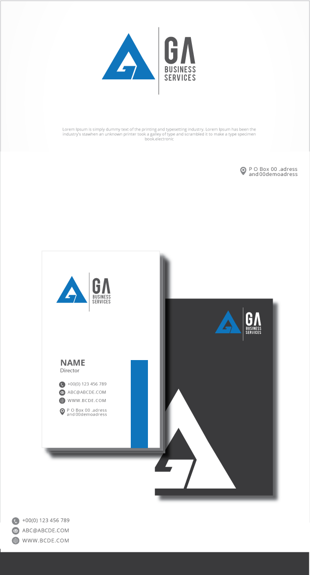 Logo Design by graphicevolution for GA Business Services | Design #24209156
