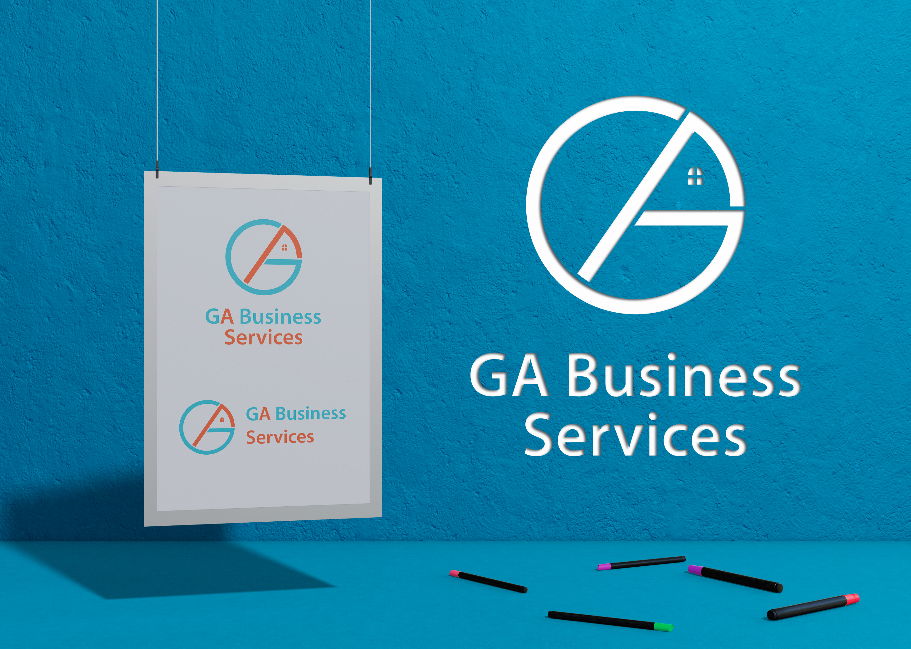 Logo Design by Graphics Design Help for GA Business Services | Design #24239276