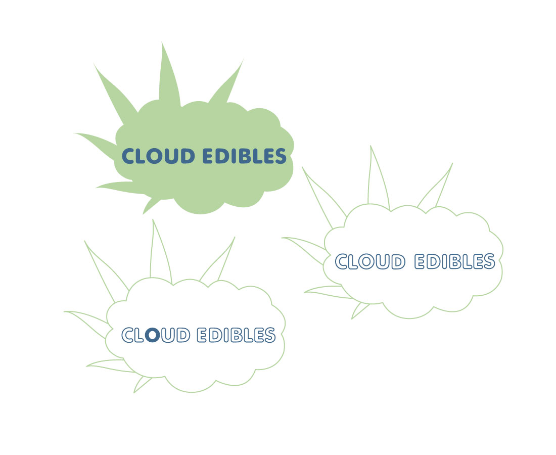 Diseño de Logo por raihanaislam001 2 para Cloud Edibles | Diseño #24223924