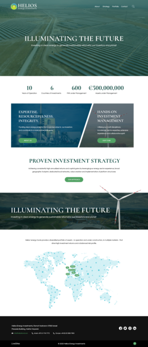 Helios Energy Investments Website | Web-Design von ag622988