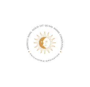Medicus nihil aliud est quam animi consolatio      psychiatrie-ordination | Logo Design by Birdcage