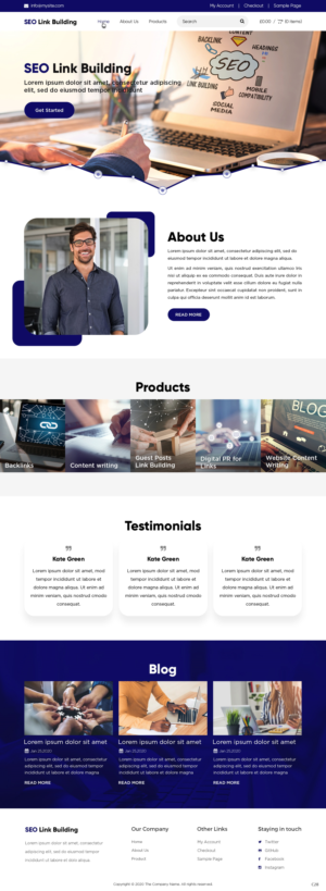 Web Design by pb for this project | Design: #24237214