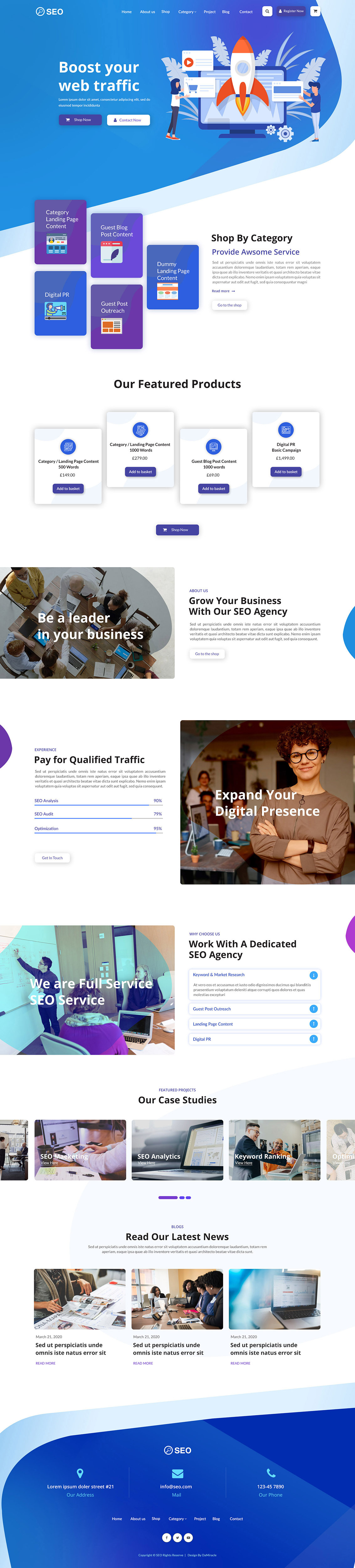 Web Design by Da Miracle for this project | Design #24272022