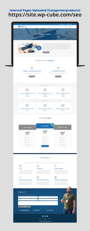 WooCommerce Web Design for SEO Agency | Web-Design von WP Cube