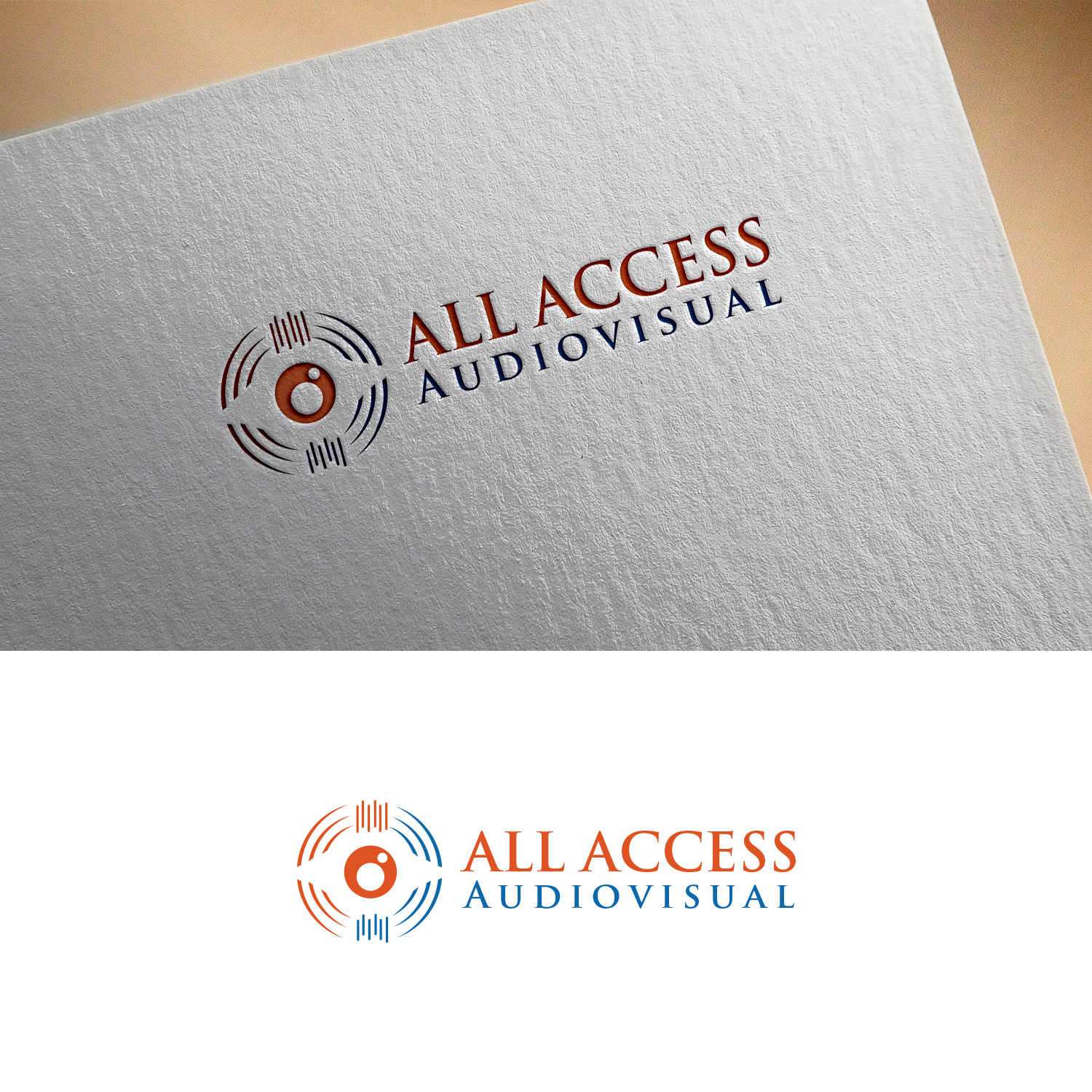 Logo Design by Maxo-Biz for All Access Audiovisual | Design #24245432