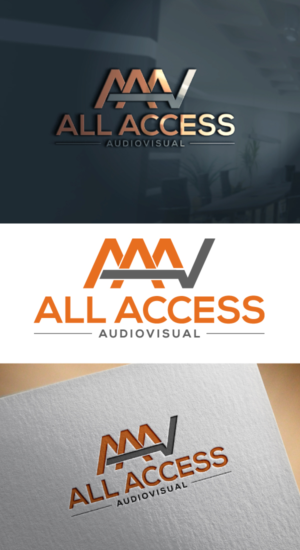 AAAV and/or All Access Audiovisual. I do like orange as the primary color | Logo-Design von aishwarya....