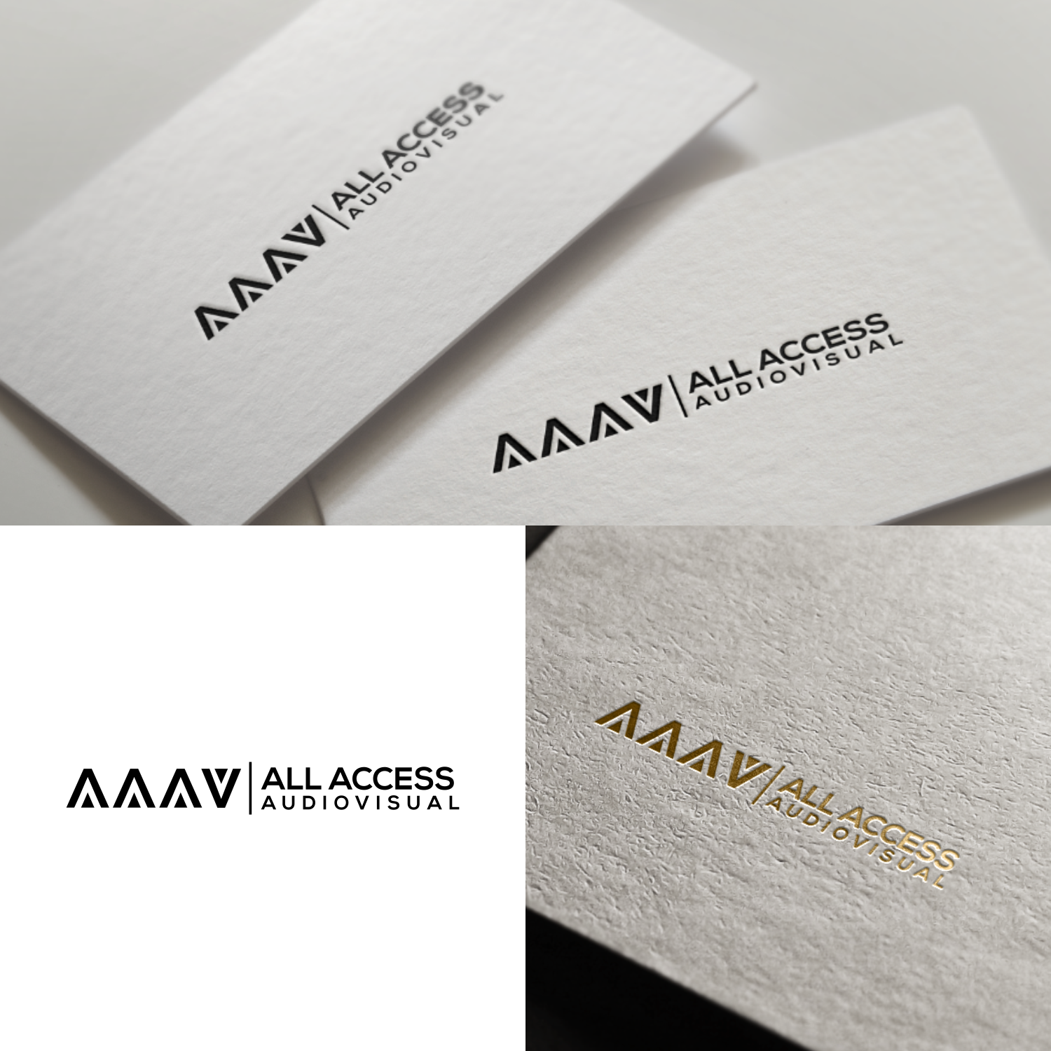 Logo Design by galang1996 2 for All Access Audiovisual | Design #24227016