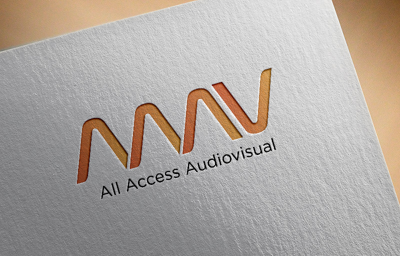 Logo Design by Kim Ji for All Access Audiovisual | Design #24212188