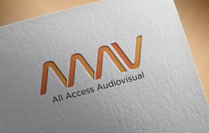 AAAV and/or All Access Audiovisual. I do like orange as the primary color | Logo Design by Kim Ji