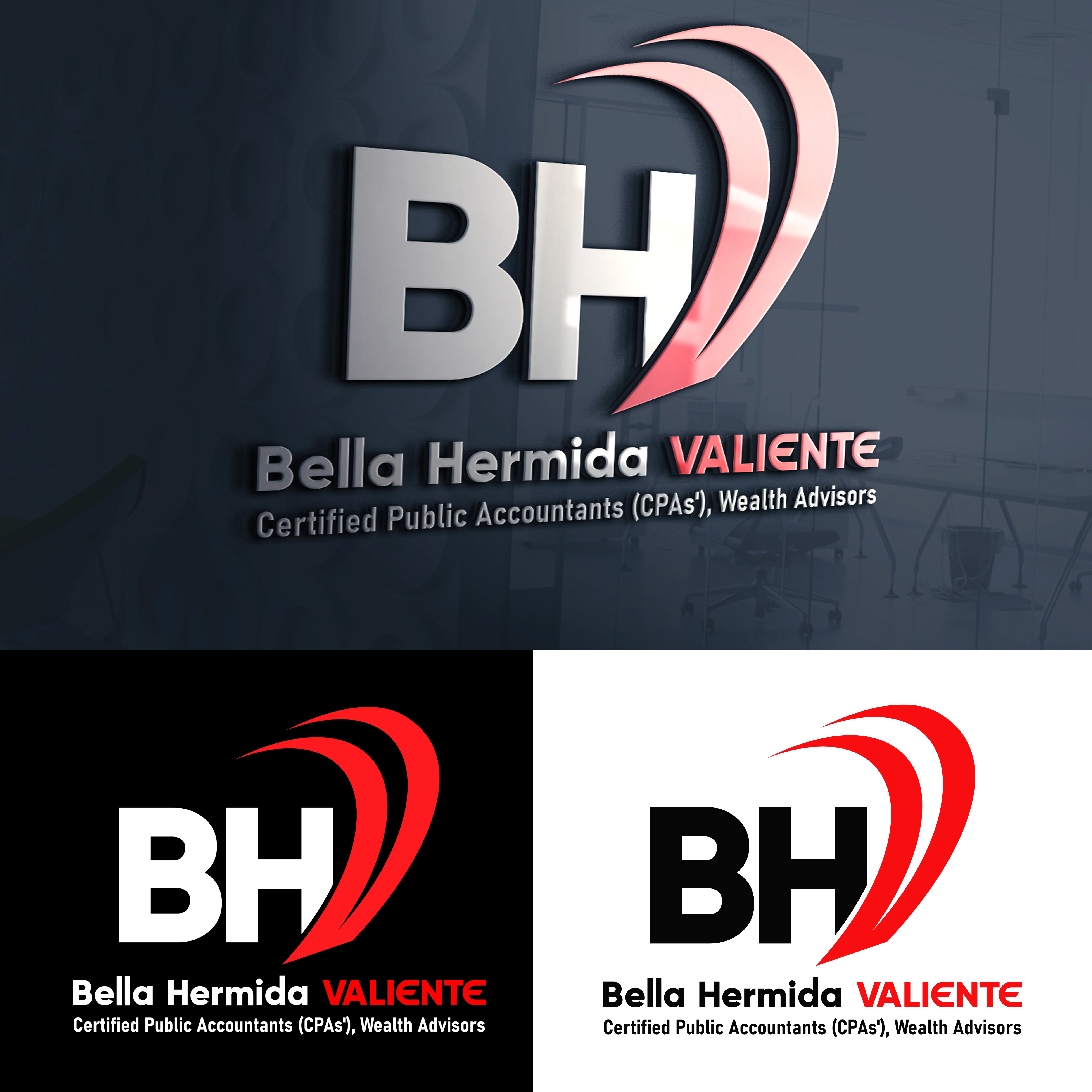 Logo Design by Juanitozzz for Bella Hermida Valiente PA | Design #24273693