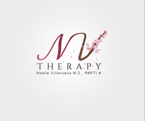 NV Therapy (Then underneath it should say Noelle Villanueva M.S., RMFTI #) | Logo Design by creativerhythm