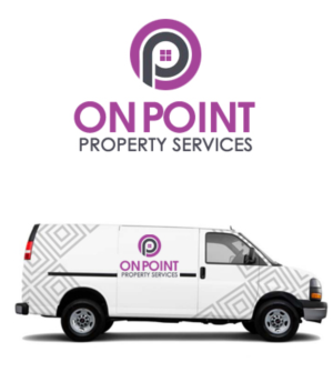 Just an appropriate logo to go with On Point Property Services | Diseño de Logo por Borun