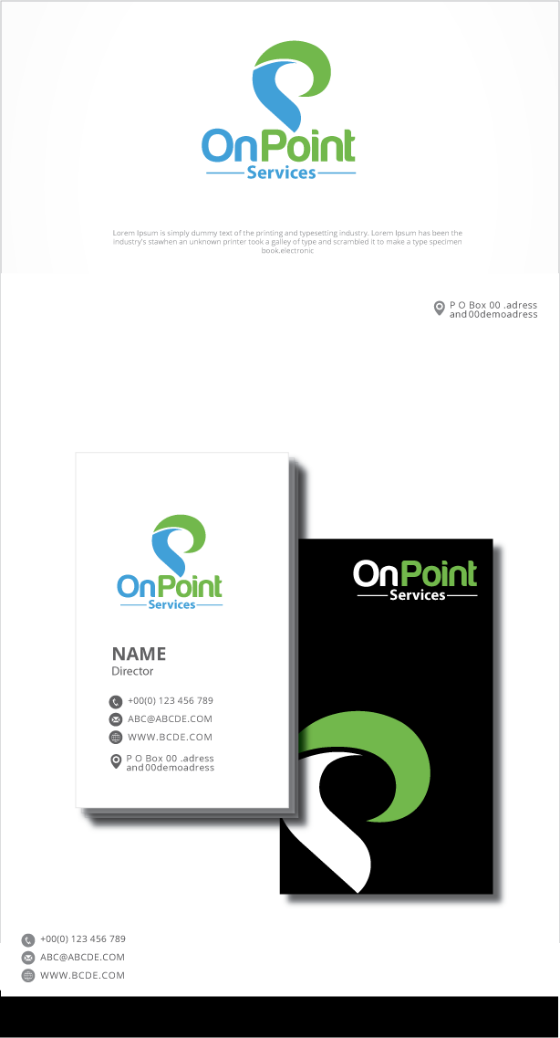 Diseño de Logo por graphicevolution para On Point Property Services | Diseño #24217102