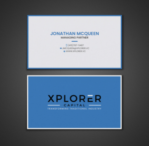 Business card for exciting VC company | Visitenkarten-Design von chandrayaan.creative