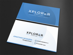Business card for exciting VC company | Business Card Design by Bear Studio