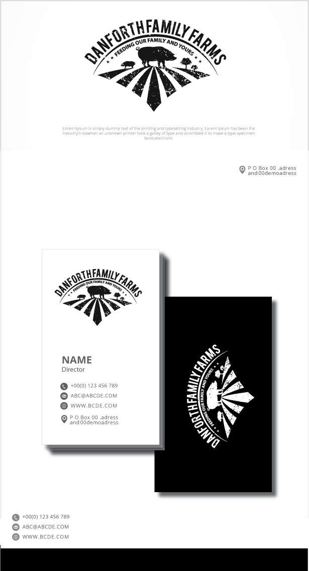 Logo Design by graphicevolution for Danforth Family Farms | Design #24217614