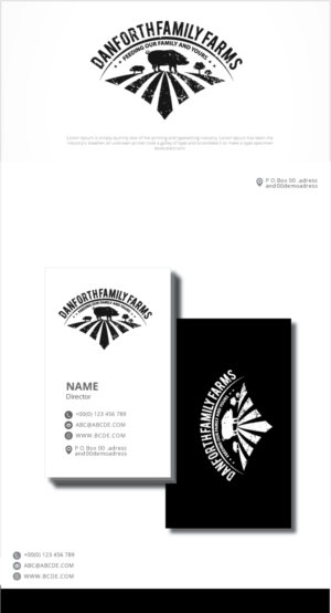 Design de Logo par graphicevolution pour Danforth Family Farms | Design : #24217614