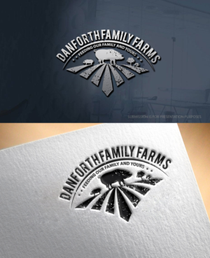Danforth Family Farms | Logo Design by graphicevolution