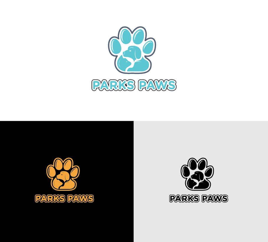 Logo Design by Unique Creation BD for Parks' Paws Pet Care | Design #24270324
