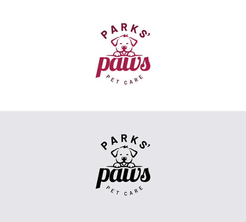Logo Design by Unique Creation BD for Parks' Paws Pet Care | Design #24292317