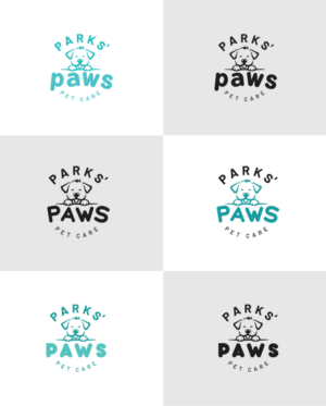 Logo Design by Unique Creation BD for Parks' Paws Pet Care | Design: #24302518