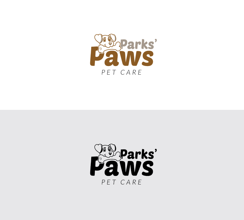 Logo Design by Unique Creation BD for Parks' Paws Pet Care | Design #24302632