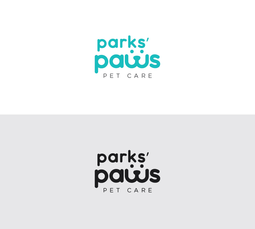 Diseño de Logo por Unique Creation BD para Parks' Paws Pet Care | Diseño #24313688