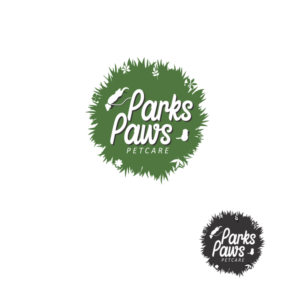 Logo Design by Ample Designs for Parks' Paws Pet Care | Design: #24223999