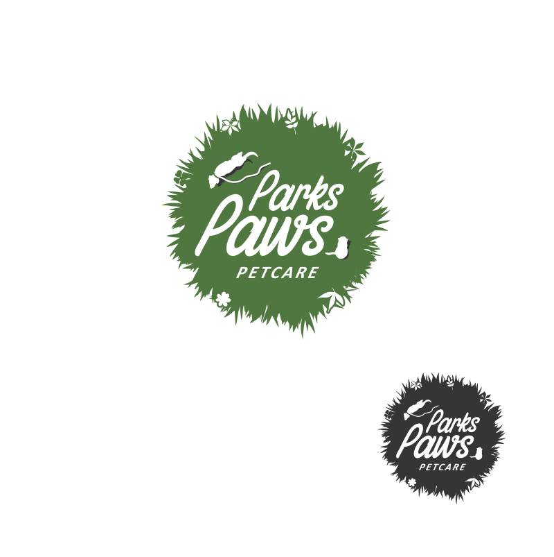 Logo Design by Ample Designs for Parks' Paws Pet Care | Design #24224002