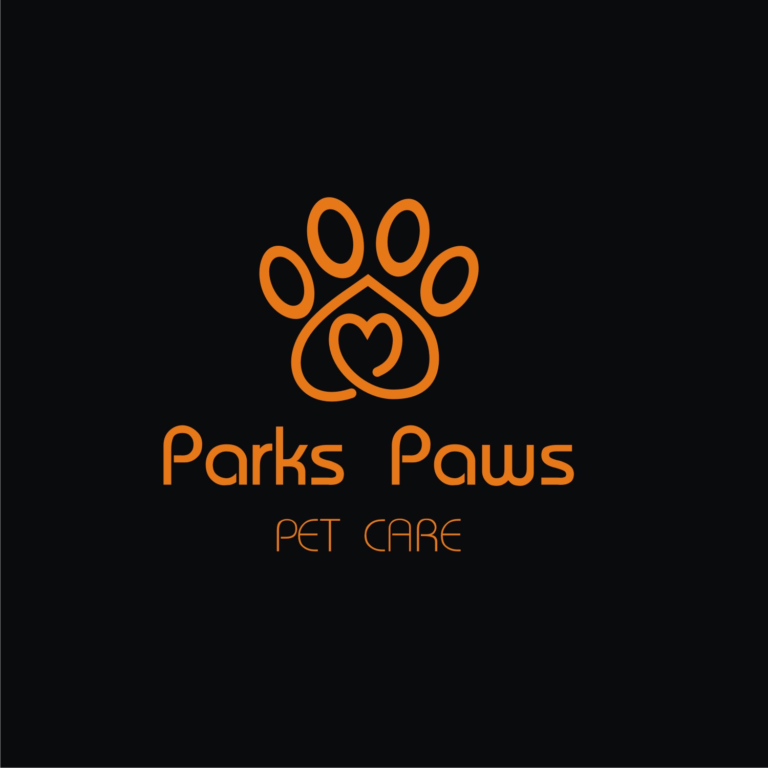 Logo Design by sharafatali3333 for Parks' Paws Pet Care | Design #24234913