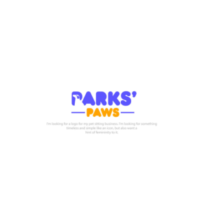 Design de Logo par nzdesigners pour Parks' Paws Pet Care | Design #24234249