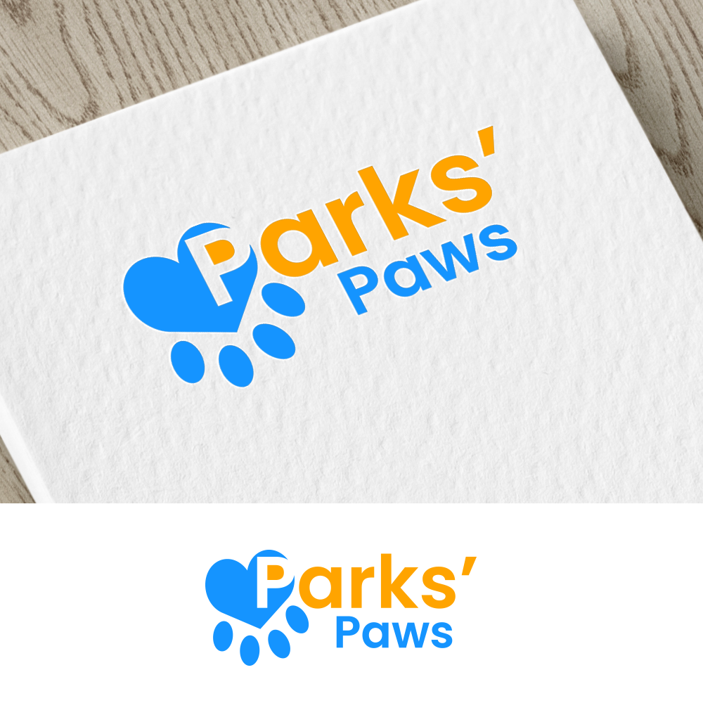 Logo Design by nzdesigners for Parks' Paws Pet Care | Design #24234250