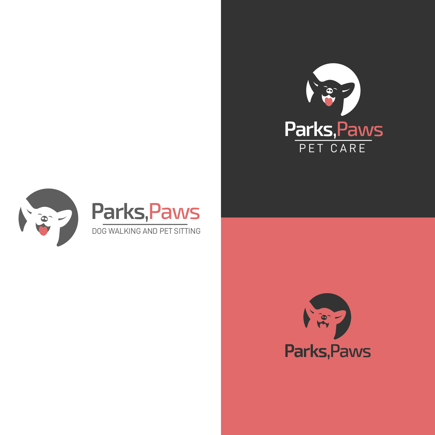Logo Design by NZ Creatives for Parks' Paws Pet Care | Design #24234256