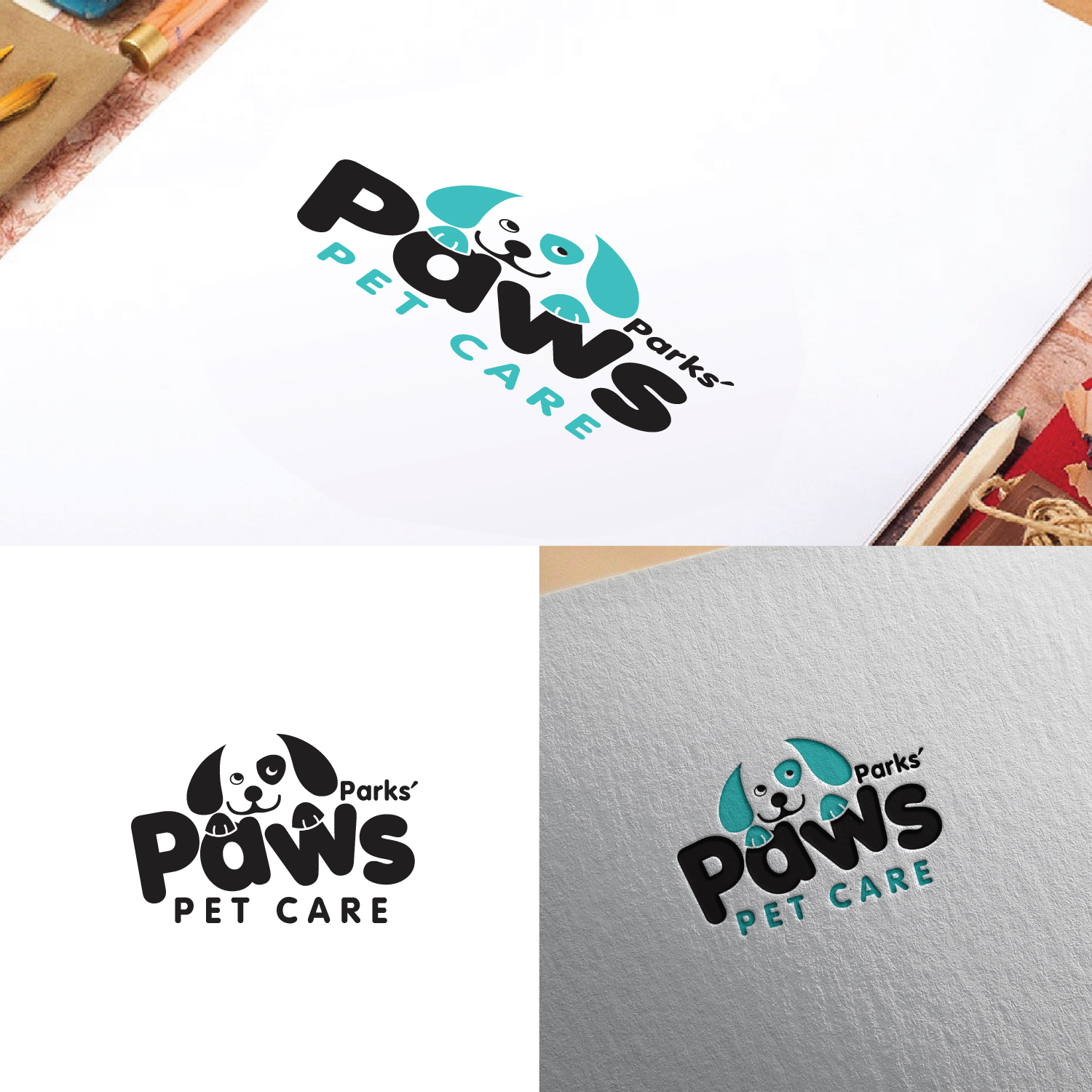 Logo Design by FourtuneDesign for Parks' Paws Pet Care | Design #24231051