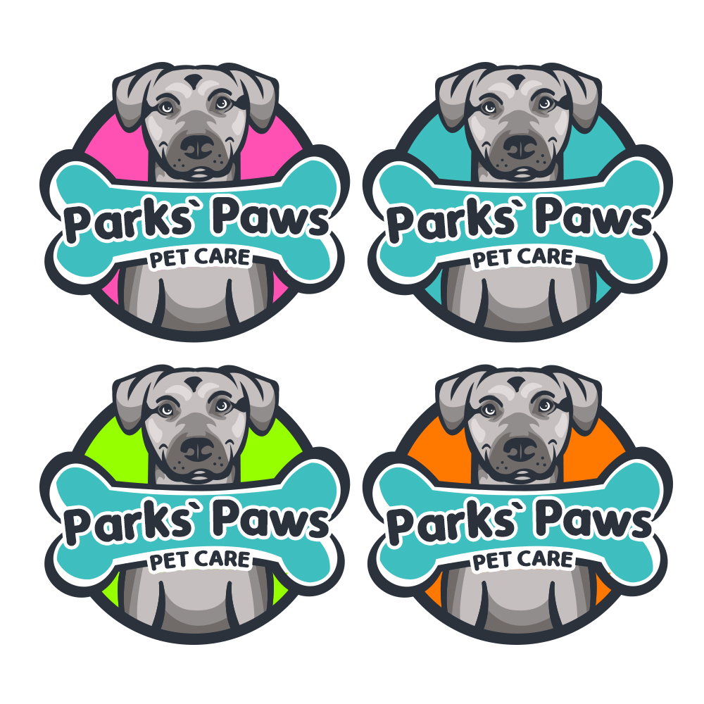 Logo Design by PsyPen for Parks' Paws Pet Care | Design #24299650