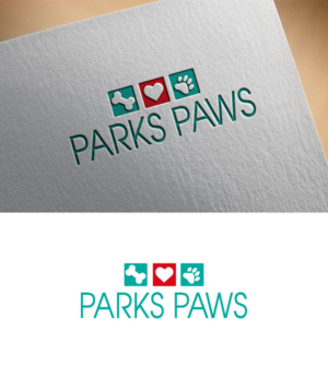 Logo Design by Aliqa Design for Parks' Paws Pet Care | Design: #24220797
