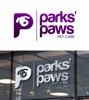 Logo-Design von alexunisul für Parks' Paws Pet Care | Design: #24242846