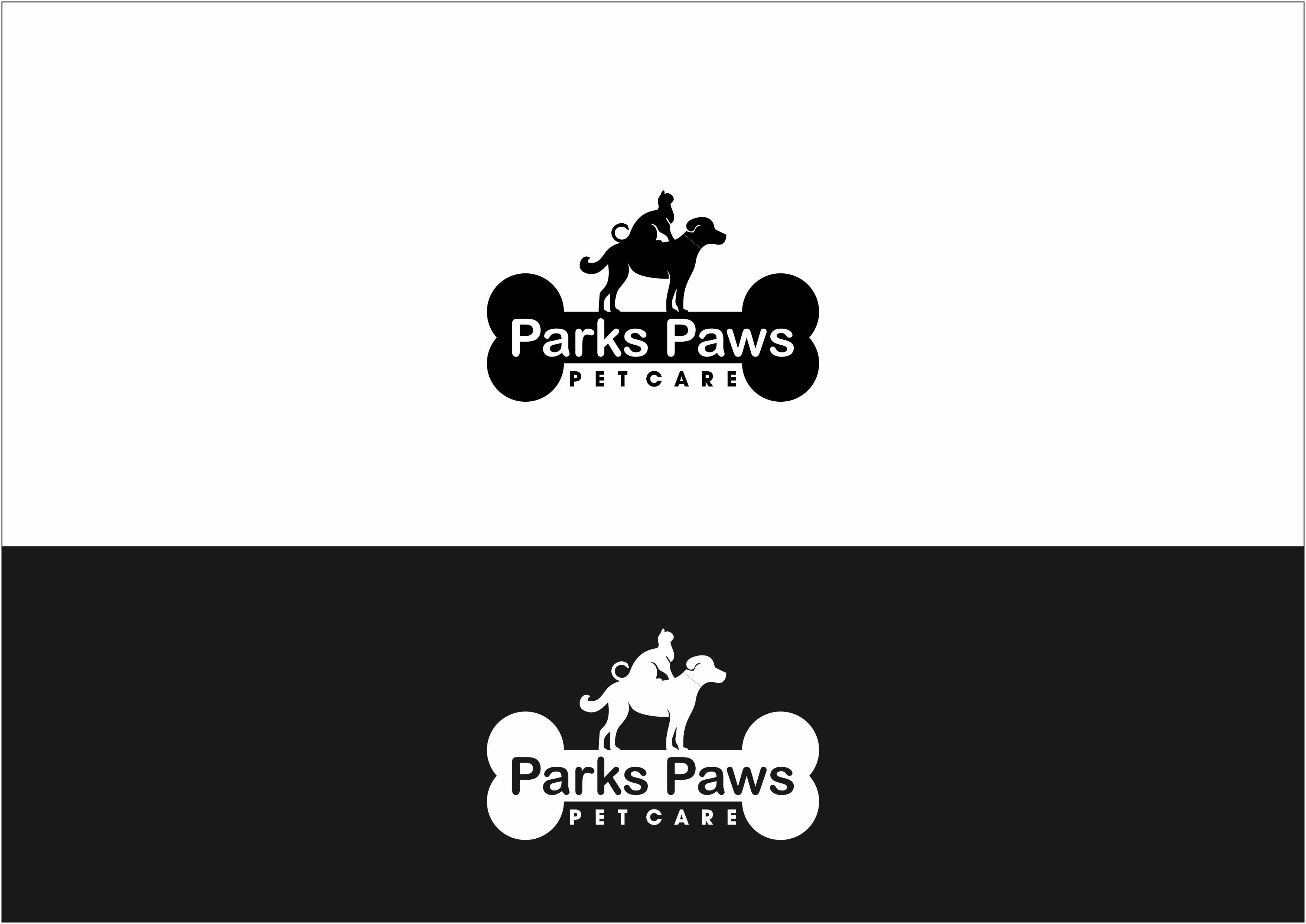 Logo Design by S R DESIGNS for Parks' Paws Pet Care | Design #24241610