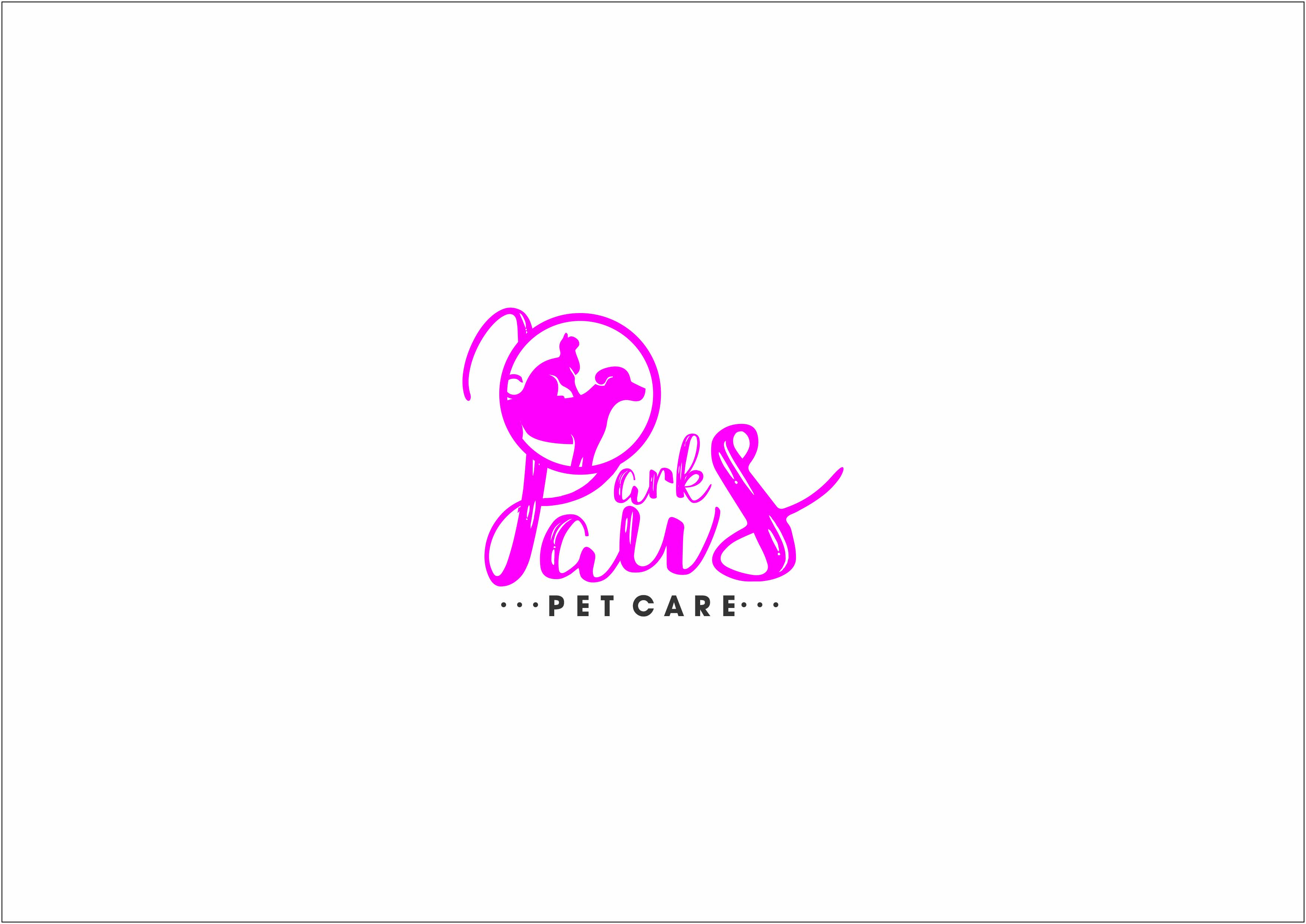 Logo Design by S R DESIGNS for Parks' Paws Pet Care | Design #24241629