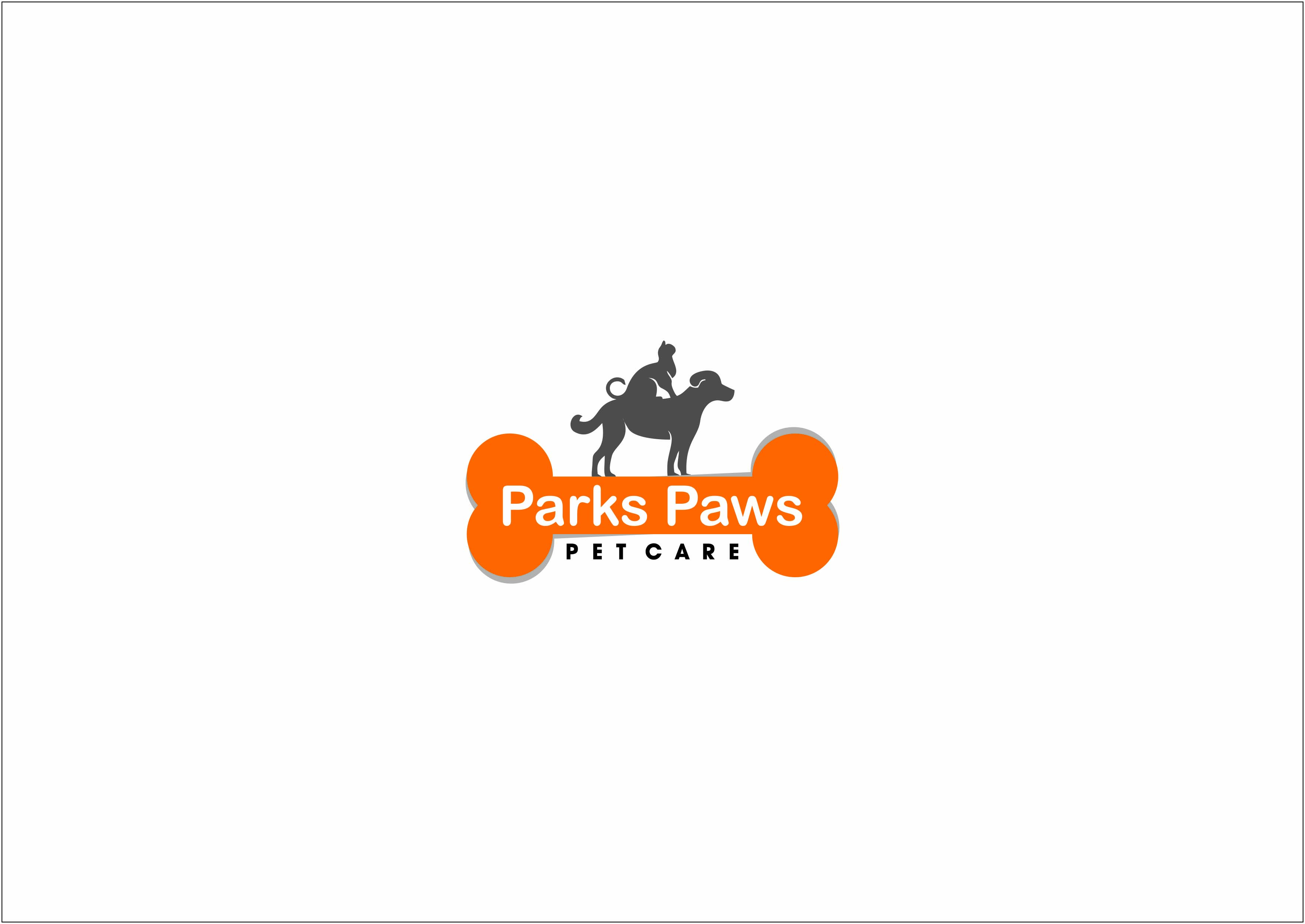 Logo Design by S R DESIGNS for Parks' Paws Pet Care | Design #24241885