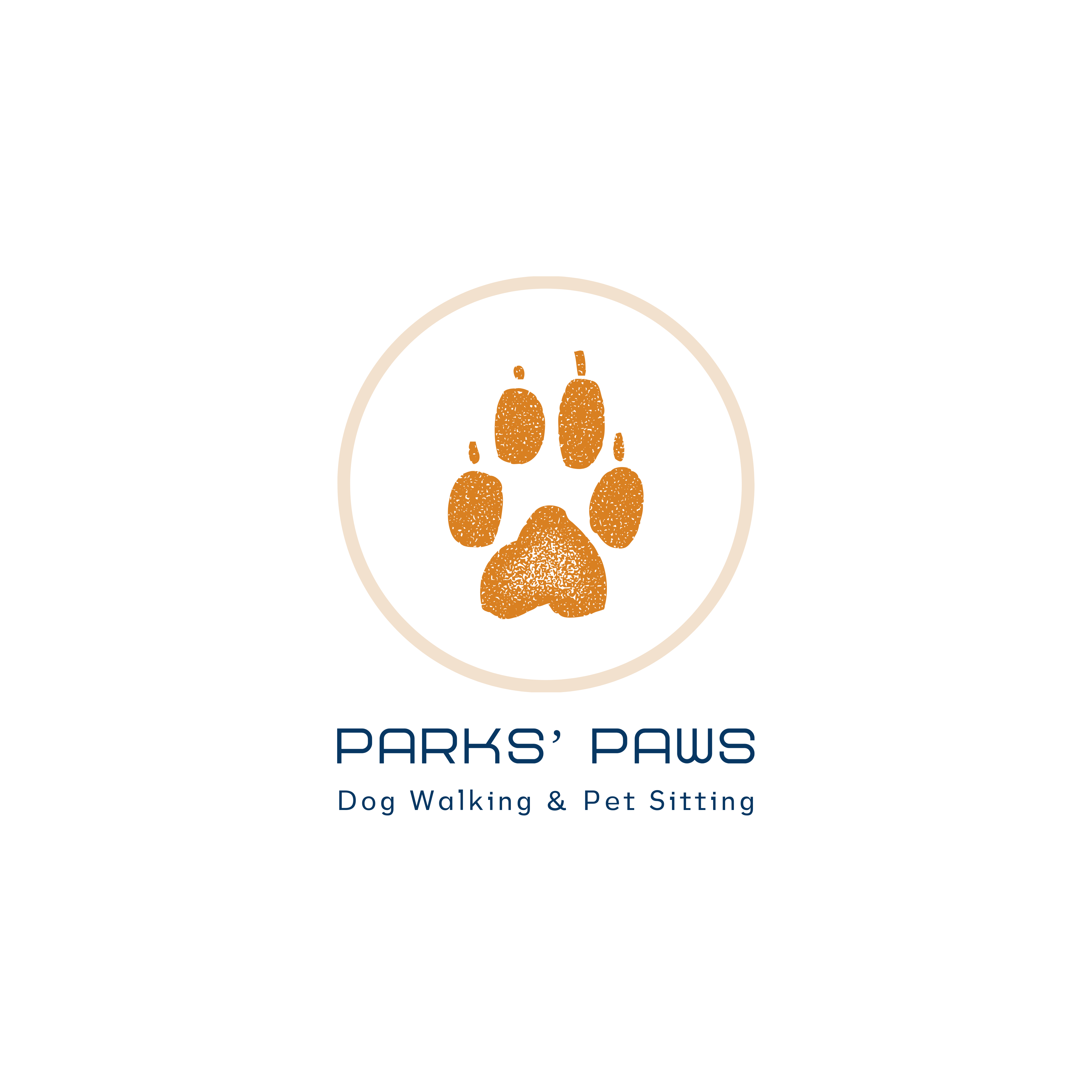 Logo Design by MrArtsyDesigns for Parks' Paws Pet Care | Design #24216137