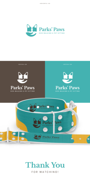Design de Logo par Penxeline pour Parks' Paws Pet Care | Design #24357135