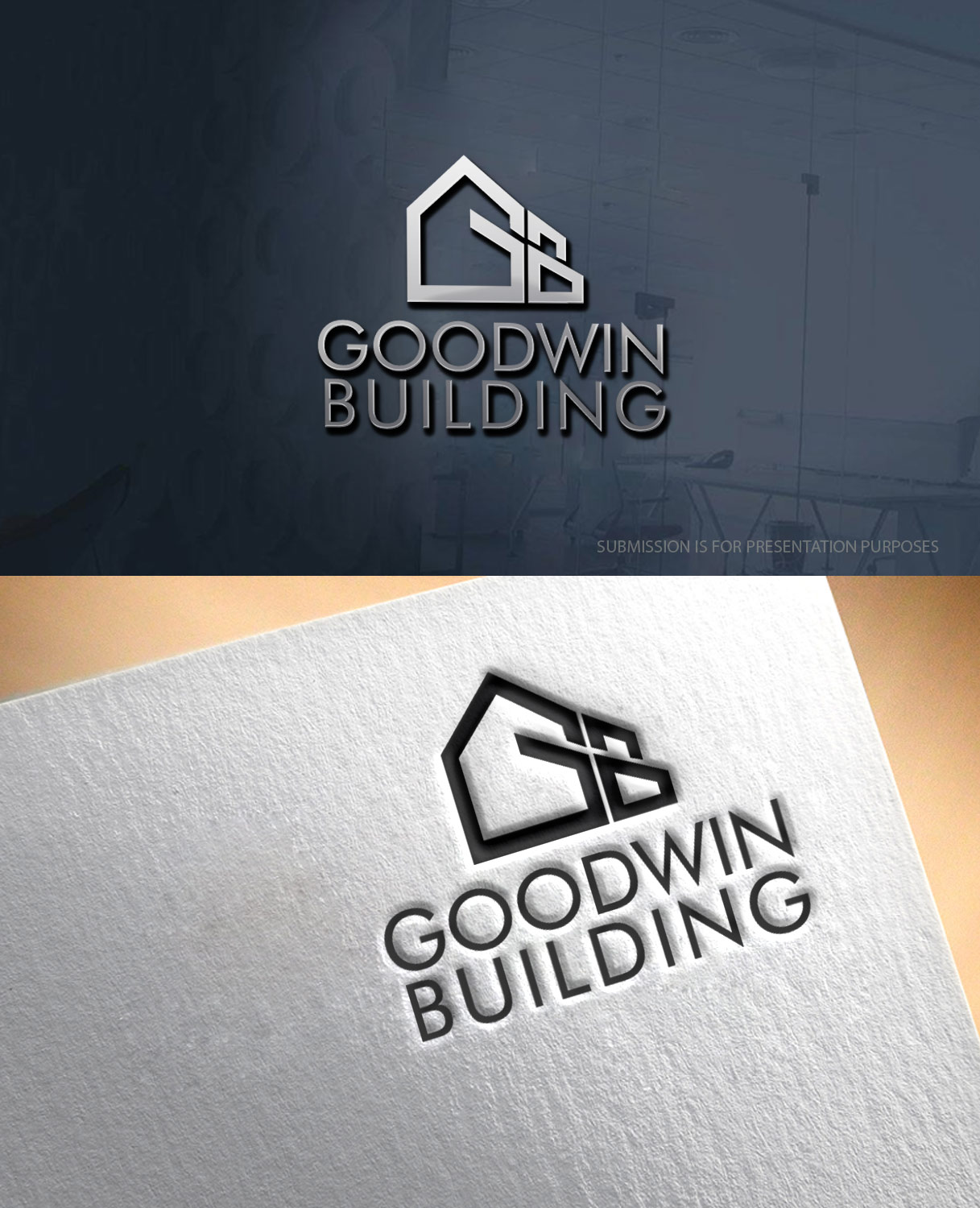 Logo Design by graphicevolution for Goodwin Building  | Design #24216614