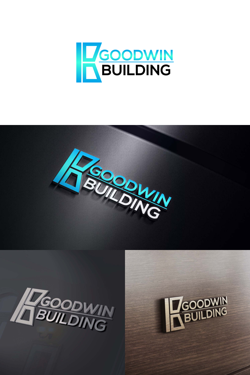 Logo Design by Luffy 3 for Goodwin Building  | Design #24226072