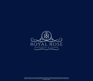 RR Royal rose restaurant & lounge | Diseño de Logo por GBDESIGN