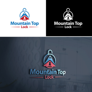 Mountain Top Lock | Logo-Design von Finley Johnson