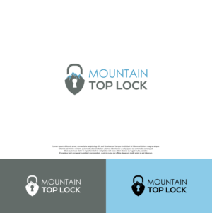 Mountain Top Lock | Logo Design by siti MWDesign