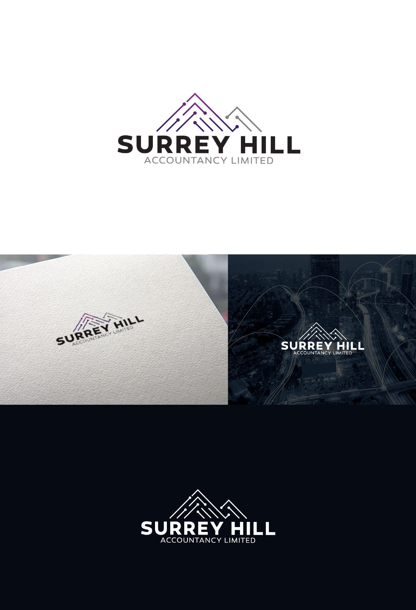 Diseño de Logo por Th3o para Surrey Hills Accountancy Limited | Diseño #24228017
