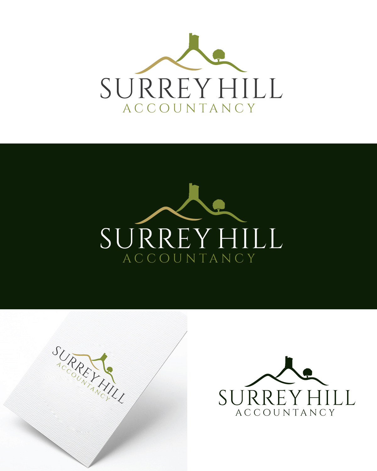 Diseño de Logo por Logo bud design para Surrey Hills Accountancy Limited | Diseño #24240832
