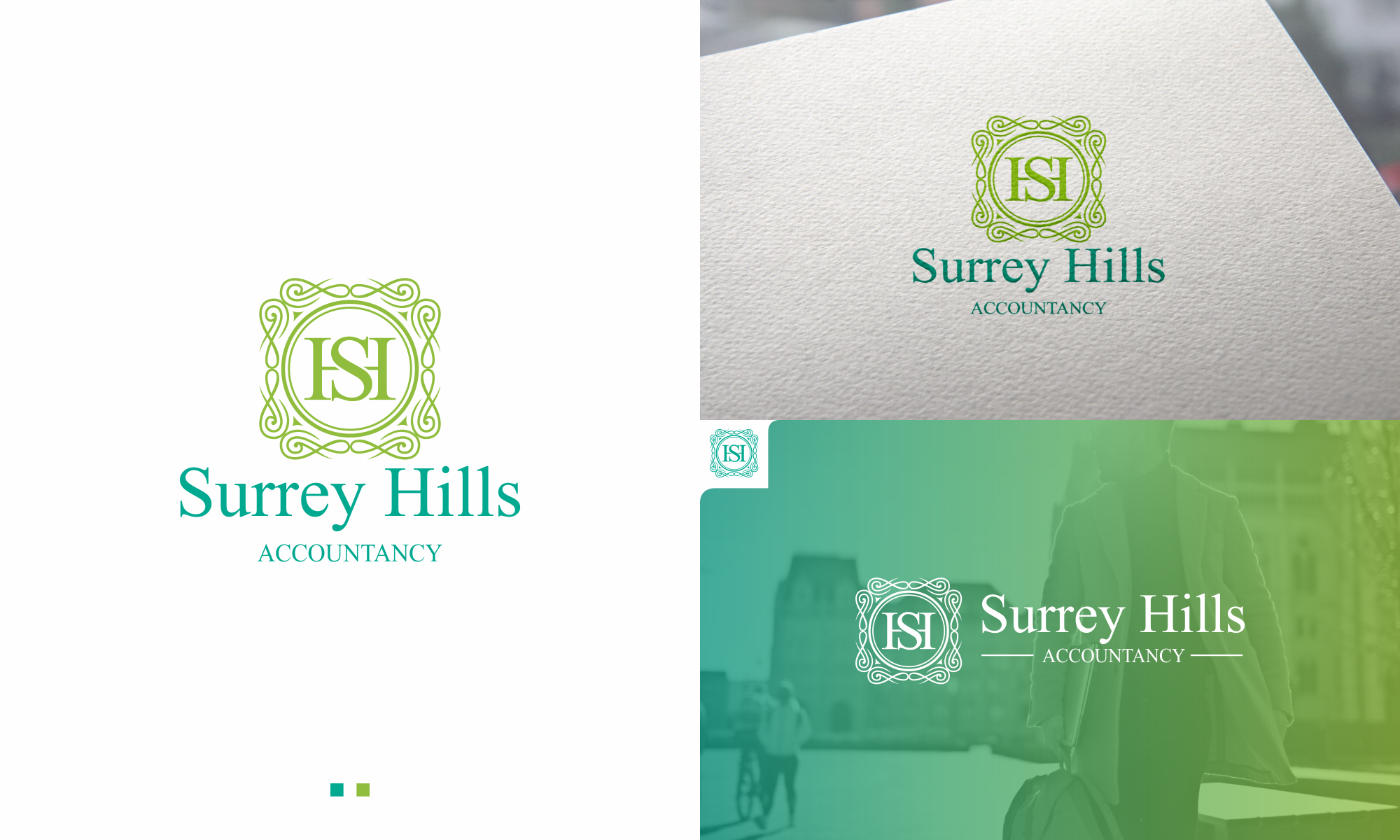 Logo Design by Restuartdesign for Surrey Hills Accountancy Limited | Design #24239695